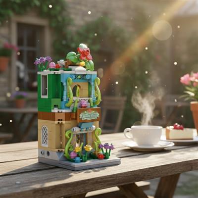 PANLOS ÇİÇEK DÜKKANI 280 PARÇA BLOCK OYUNCAK