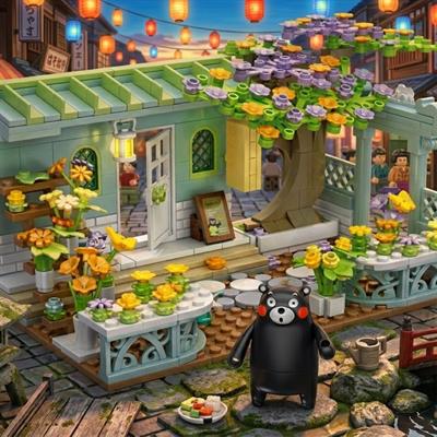 PANLOS ÇİÇEKÇİ DÜKKANI 472 PARÇA BLOCK OYUNCAK