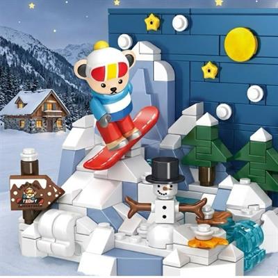 PANLOS DESENLİ KAYKAY 216 PARÇA  BLOCK OYUNCAK