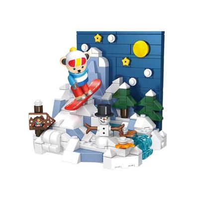 PANLOS DESENLİ KAYKAY 216 PARÇA  BLOCK OYUNCAK