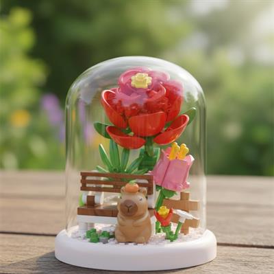 PANLOS FLOWER SET 134 PARÇA BLOCK OYUNCAK