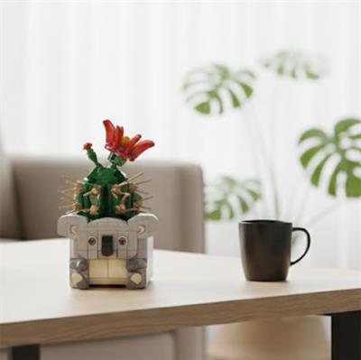 PANLOS Hayvan Saksıları Buket Setleri - Koala 297 PARÇA  BLOCK OYUNCAK