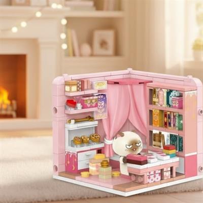 PANLOS KEDİ MAKYAJ ODASI 247 PARÇA BLOCK OYUNCAK