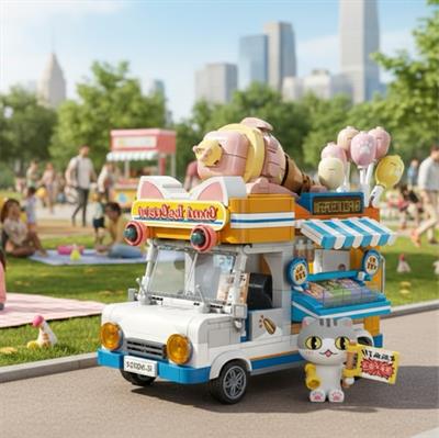 PANLOS KONİ ARABASI 723 PARÇA BLOCK OYUNCAK