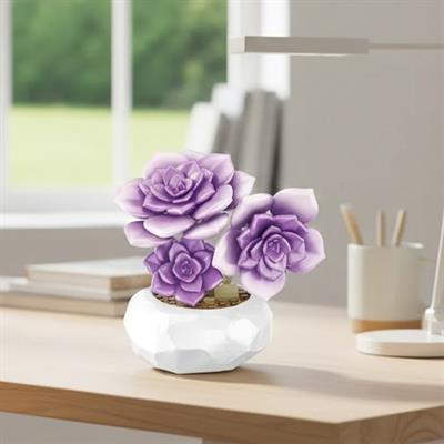 PANLOS MOR SUKULENT MODEL 76 PARÇA BLOCK OYUNCAK