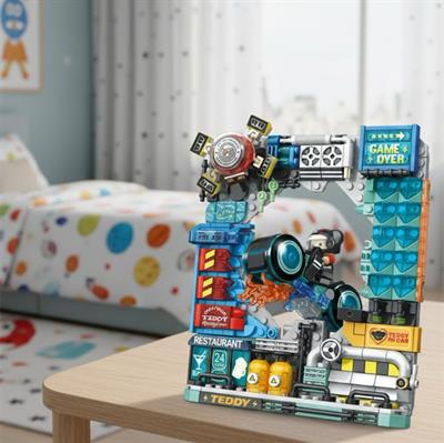PANLOS MOTORCU TEDDY 458 PARÇA  BLOCK OYUNCAK