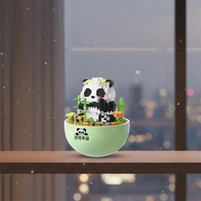 PANLOS PANDA MODEL 510 PARÇA   BLOCK OYUNCAK