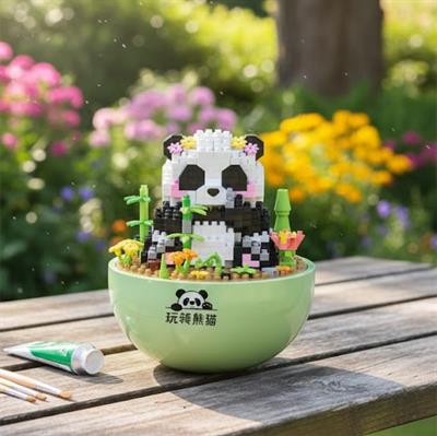 PANLOS PANDA MODEL 510 PARÇA   BLOCK OYUNCAK