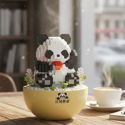 PANLOS PANDA MODEL 574 PARÇA  BLOCK OYUNCAK