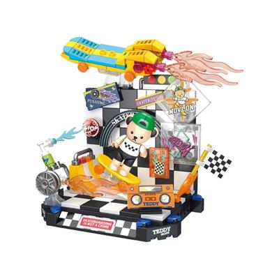 PANLOS PARK KAYKAY 227 PARÇA  BLOCK OYUNCAK