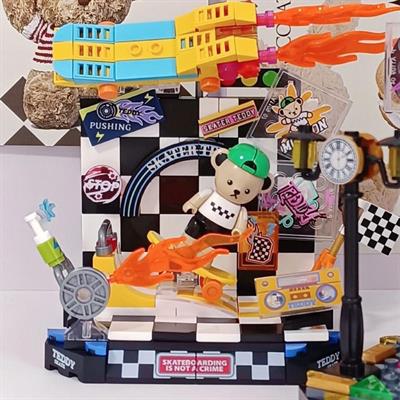 PANLOS PARK KAYKAY 227 PARÇA  BLOCK OYUNCAK