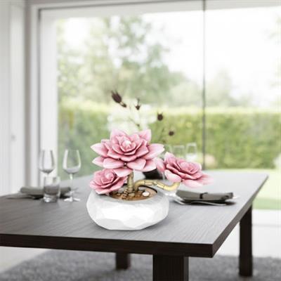 PANLOS PEMBE NİLÜFER SUKULENT MODEL 82 PARÇA BLOCK OYUNCAK