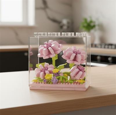 PANLOS PEMBE PAPATYA MODEL 183 PARÇA BLOCK OYUNCAK