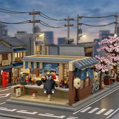 PANLOS Ramen Restoranı 390 PARÇA BLOCK OYUNCAK