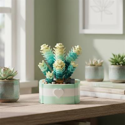 PANLOS SİMÜLASYON ÇİÇEK SERİSİ 252 PARÇA BLOCK OYUNCAK