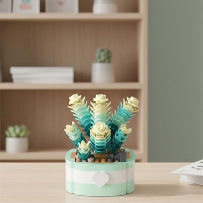 PANLOS SİMÜLASYON ÇİÇEK SERİSİ 252 PARÇA BLOCK OYUNCAK