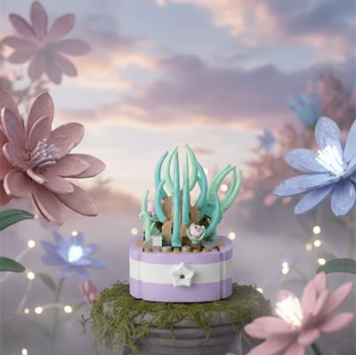 PANLOS SİMÜLASYON ÇİÇEK SERİSİ 257 PARÇA BLOCK OYUNCAK