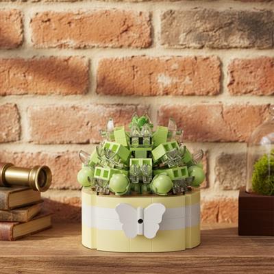 PANLOS SİMÜLASYON ÇİÇEK SERİSİ 323 PARÇA BLOCK OYUNCAK
