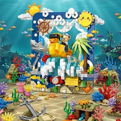 PANLOS Teddy Ayı Resim 417 PARÇA  BLOCK OYUNCAK