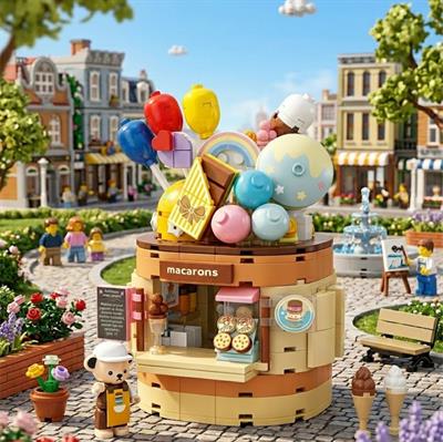 PANLOS Teddy Bear Koleksiyonu: Dondurma Dünyası 354 PARÇA BLOCK OYUNCAK