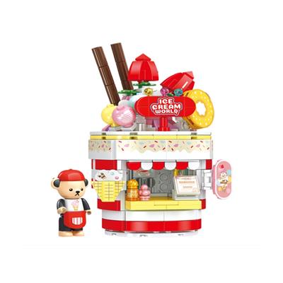 PANLOS Teddy dondurma salonu 369 PARÇA   BLOCK OYUNCAK