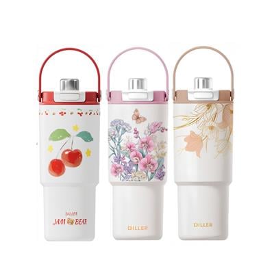 PASLANMAZ ÇELİK DESENLİ TERMOS 900 ML