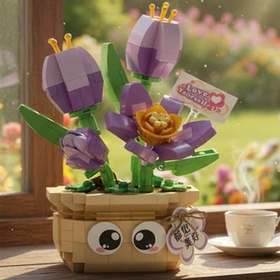 SAKSILI LALE ÇİÇEĞİ 380 PARÇA BLOCK OYUNCAK