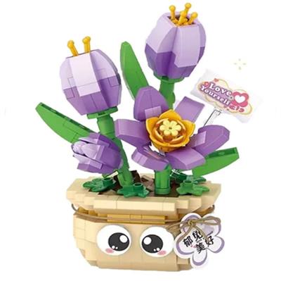 SAKSILI LALE ÇİÇEĞİ 380 PARÇA BLOCK OYUNCAK