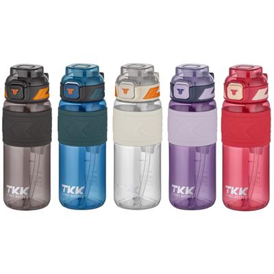 TKK 1000 ML SİLİKON GÖVDE TRITAN SU MATARASI
