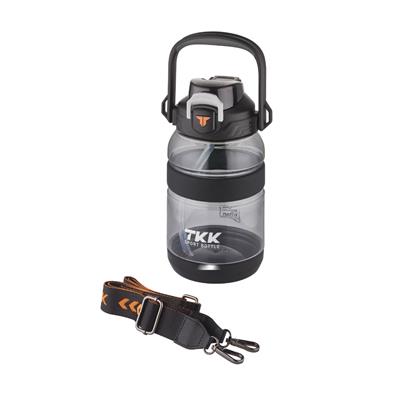 TKK 1200 ML SİLİKON GÖVDE TRİTAN SU MATARASI