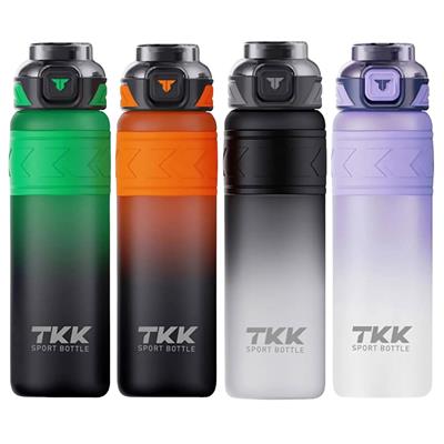 TKK 800 ML ÇİFT RENK SOFT-TOUCH TRİTAN SU MATARASI