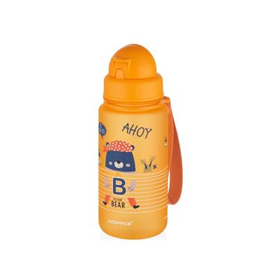 UZSPACE SEVİMLİ HAYVAN DESENLİ SOFT-TOUCH 400 ML TRITAN SU MATARASI