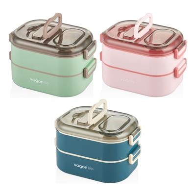 VAGONLİFE 1000 ML 3 BÖLMELİ PASLANMAZ ÇELİK LUNCHBOX