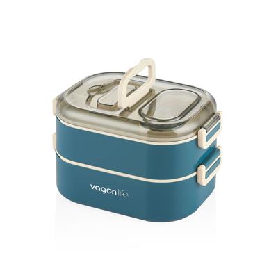 VAGONLİFE 1000 ML 3 BÖLMELİ PASLANMAZ ÇELİK LUNCHBOX