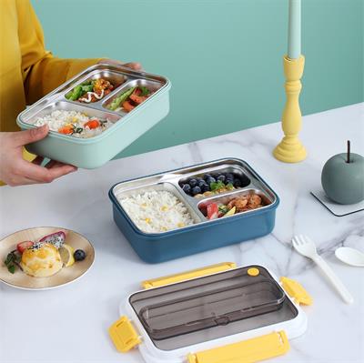 VAGONLİFE 1000 ML 3 BÖLMELİ PASLANMAZ ÇELİK LUNCHBOX
