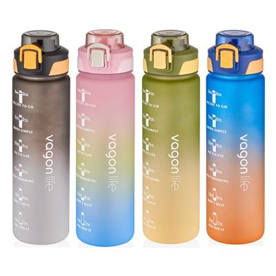 VAGONLİFE 1000 ML SOFT-TOUCH MOTİVASYON SU MATARASI