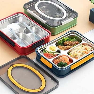 VAGONLİFE 1000ML 4 BÖLMELİ PASLANMAZ ÇELİK LUNCHBOX