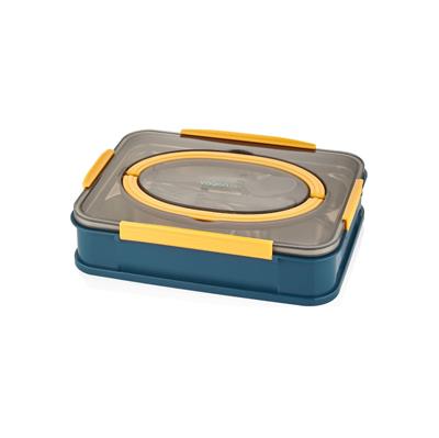 VAGONLİFE 1000ML 4 BÖLMELİ PASLANMAZ ÇELİK LUNCHBOX