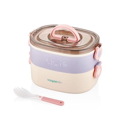 VAGONLİFE 1200 ML 3 BÖLMELİ PASLANMAZ ÇELİK LUNCHBOX