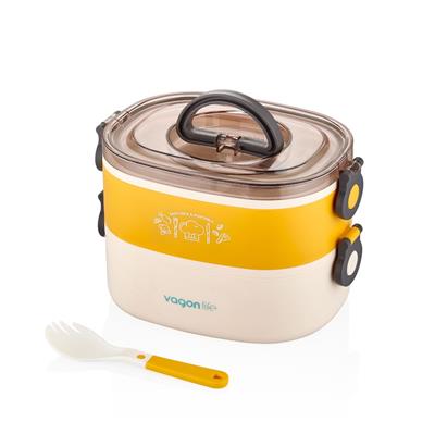 VAGONLİFE 1200 ML 3 BÖLMELİ PASLANMAZ ÇELİK LUNCHBOX