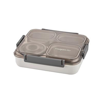VAGONLİFE 1200 ML 4 BÖLMELİ PASLANMAZ ÇELİK LUNCH BOX
