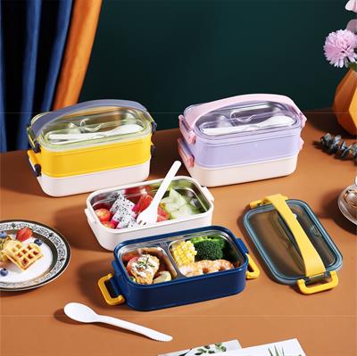 VAGONLİFE 1400 ML 3 BÖLMELİ PASLANMAZ ÇELİK LUNCHBOX