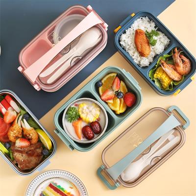 VAGONLİFE 1500ML 3 BÖLMELİ PASLANMAZ ÇELİK LUNCHBOX