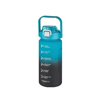 VAGONLİFE 2000 ML SOFT-TOUCH MOTİVASYON SU MATARASI