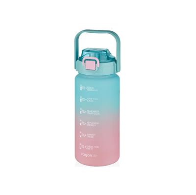 VAGONLİFE 2000 ML SOFT-TOUCH MOTİVASYON SU MATARASI