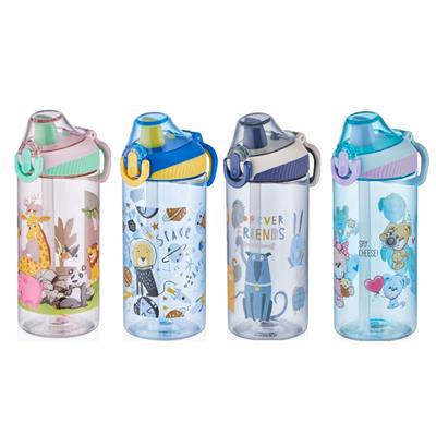 VAGONLIFE 500 ML SİLİKON PİPETLİ TRITAN SU MATARASI