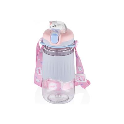 VAGONLİFE 600 ML KEDİ FİGÜRLÜ SU MATARASI