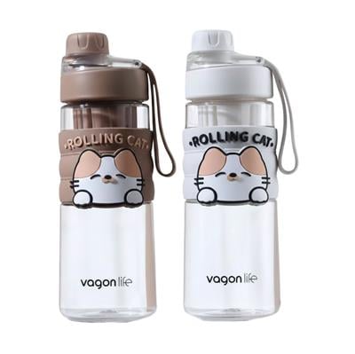 VAGONLİFE 600 ML SİLİKON GÖVDE SU MATARASI