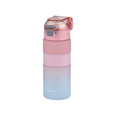 VAGONLİFE 600 ML SOFT-TOUCH MOTİVASYON SU MATARASI