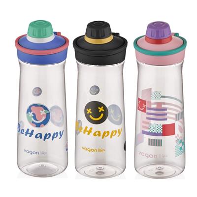 VAGONLİFE 650 ML DESENLİ SU MATARASI